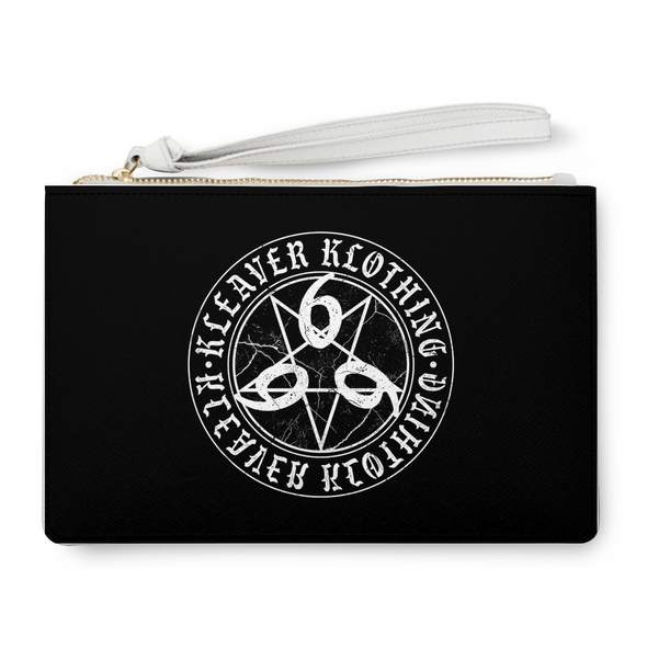 666 Emblem Clutch Bag